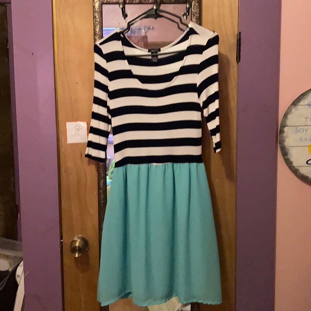 Striped top dress